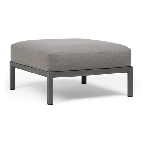 Nardi Maximo fabric garden pouf with basalt frame