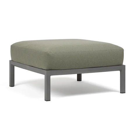 Nardi Maximo fabric garden pouf with basalt frame