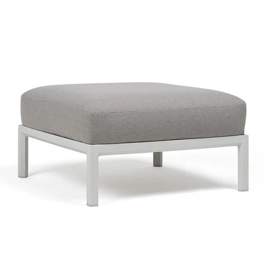 Nardi Maximo fabric garden pouf with gesso frame