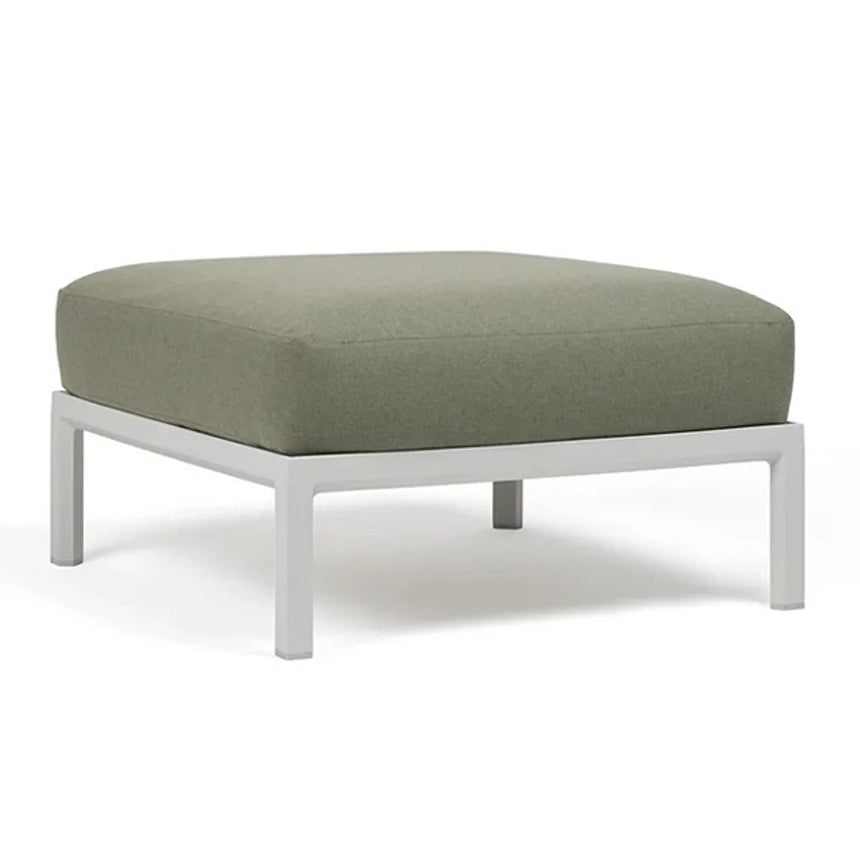 Nardi Maximo fabric garden pouf with gesso frame