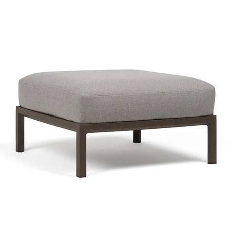 Nardi Maximo fabric garden pouf with terra frame