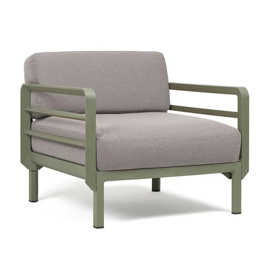 Nardi Maximo Poltrona fabric garden armchair with cactus frame