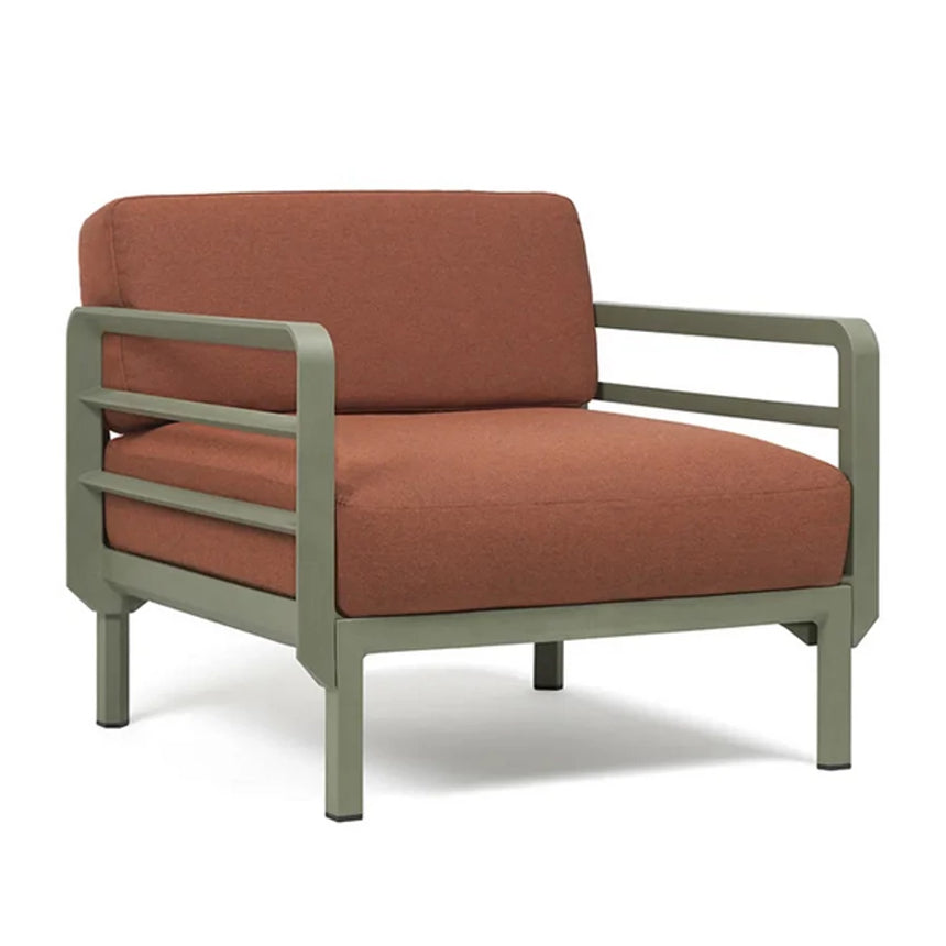 Nardi Maximo Poltrona fabric garden armchair with cactus frame