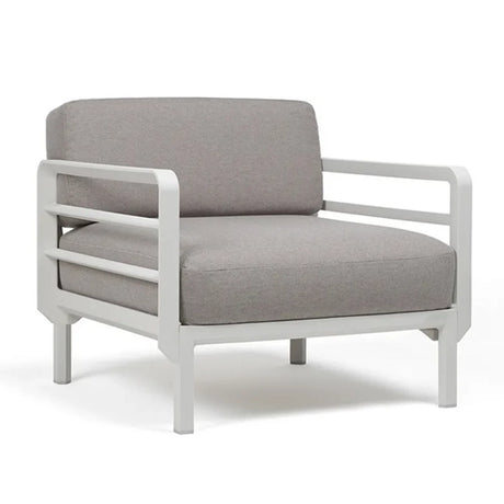 Nardi Maximo Poltrona fabric garden armchair with gesso frame