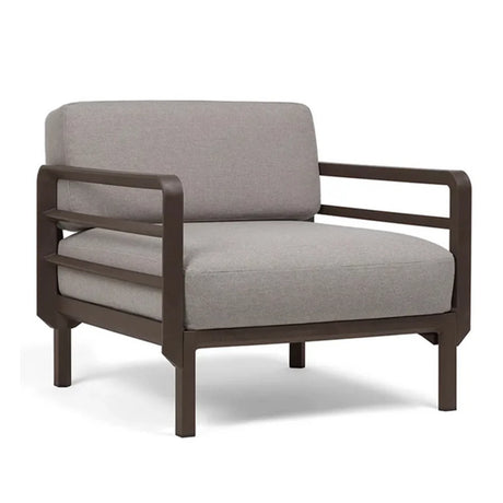 Nardi Maximo Poltrona fabric garden armchair with terra frame