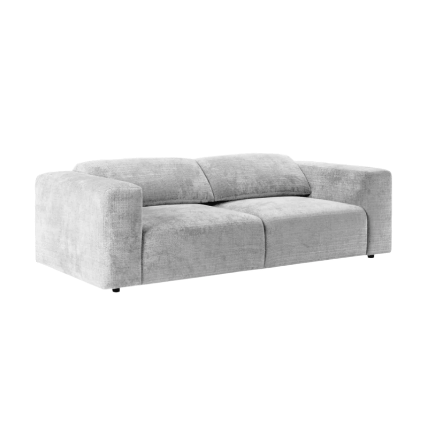 Cruz 3-seater chenille sofa