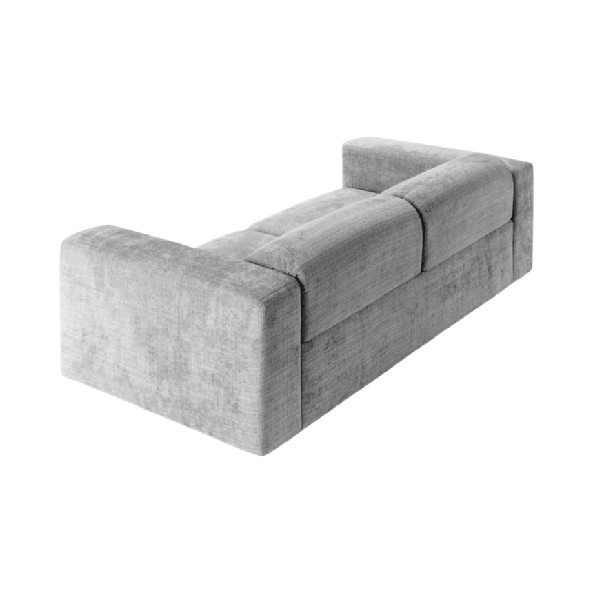 Cruz 3-seater chenille sofa