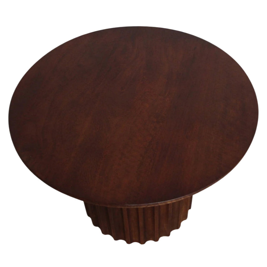 Bullnose fa lerakóasztal Ø55