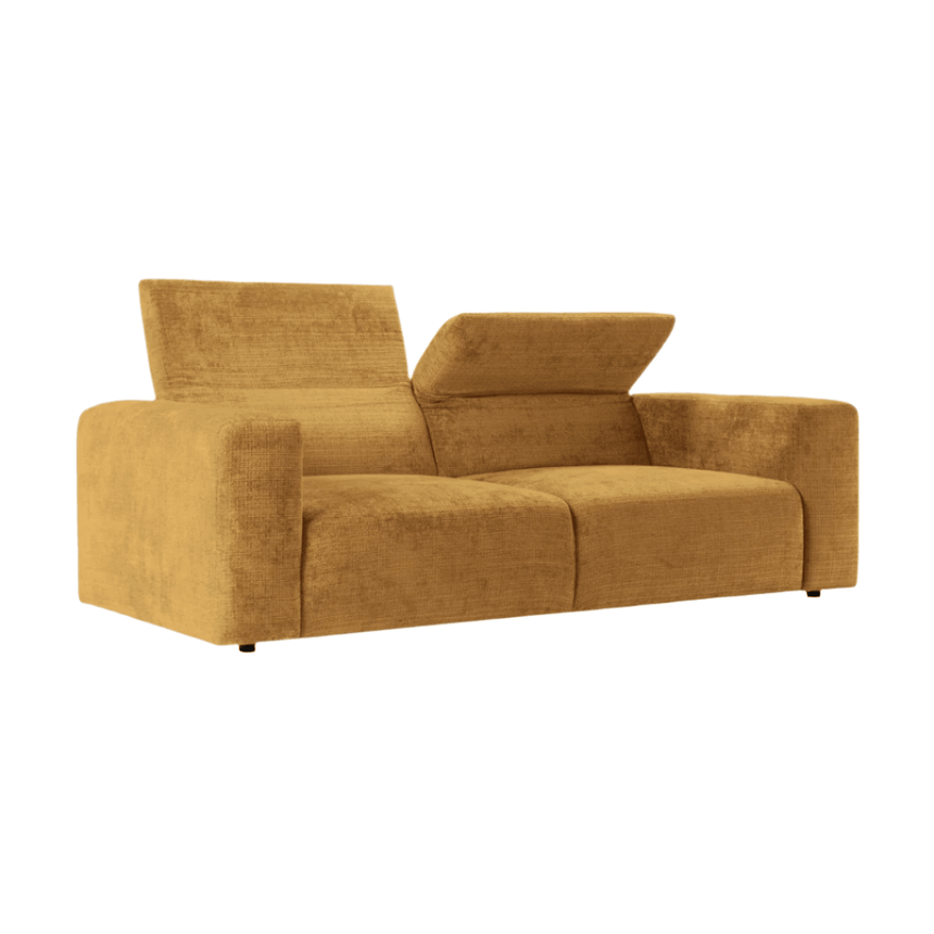 Cruz 3-seater chenille sofa