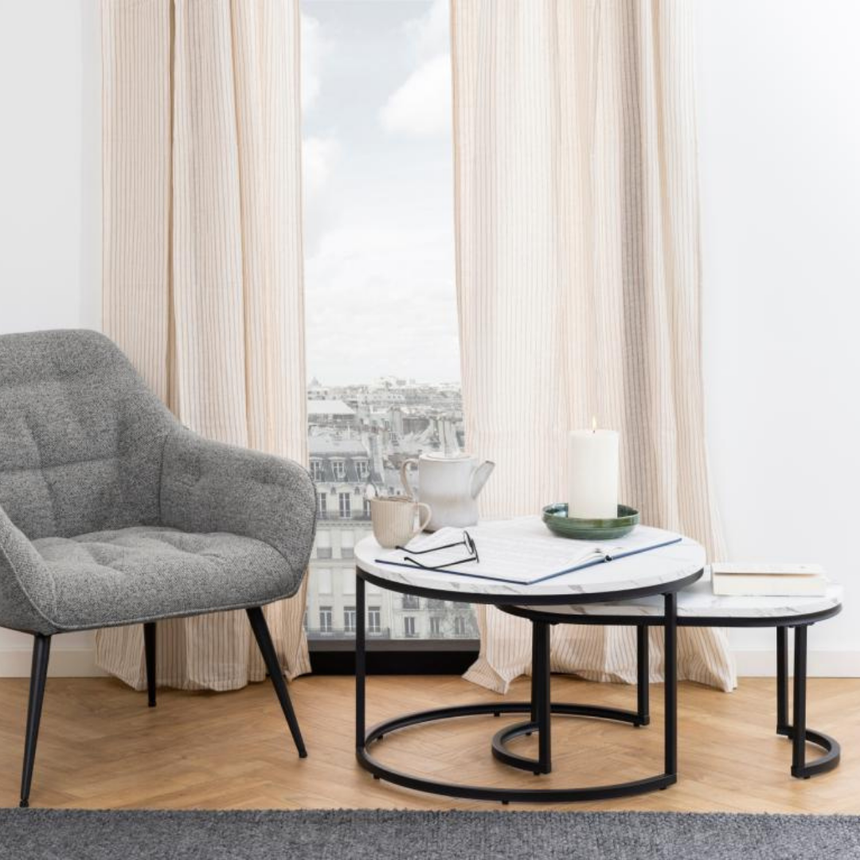 Alfie marble coffee table