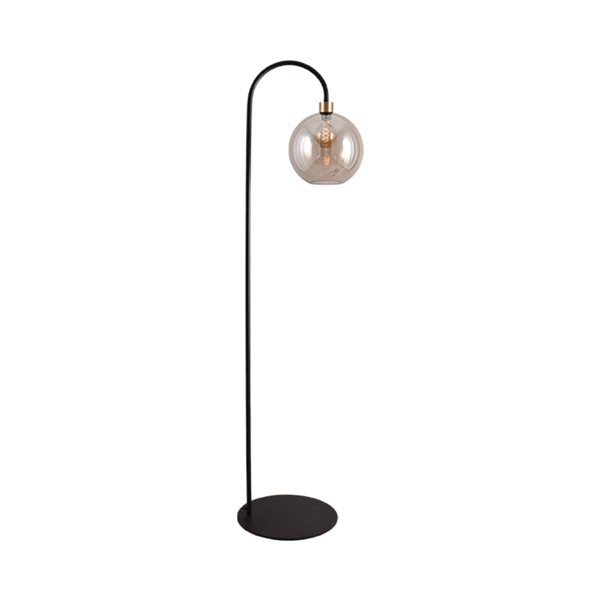 Lava 3-bulb dark gray glass pendant lamp