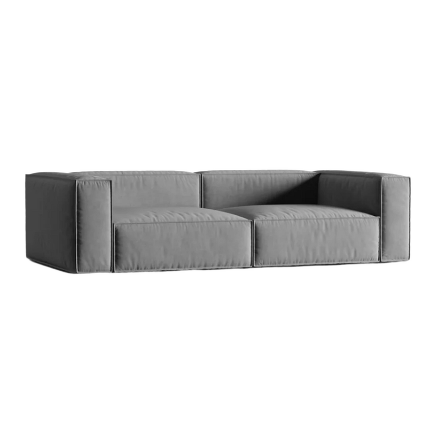 Ruby 2-seater velvet sofa