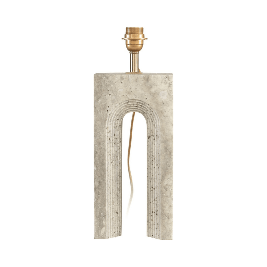 Reso One limestone table lamp base