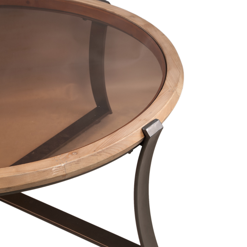 Noa wooden bedside table