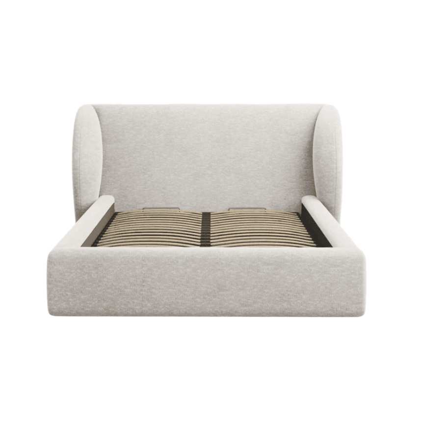 Miley chenille bed frame 200x200