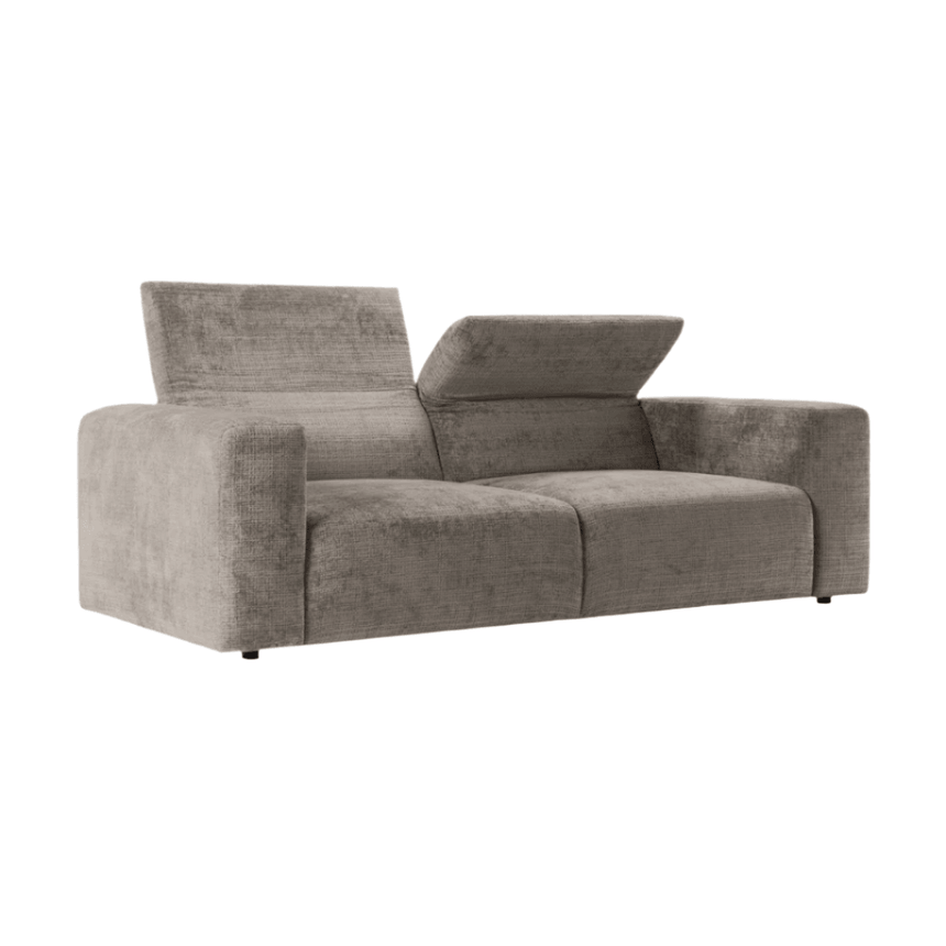 Cruz 3-seater chenille sofa