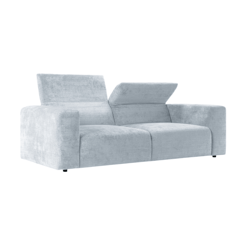 Cruz 3-seater chenille sofa