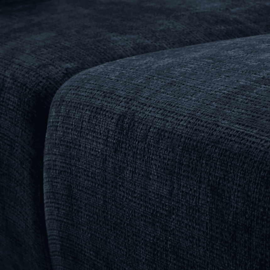 Cruz 3-seater chenille sofa