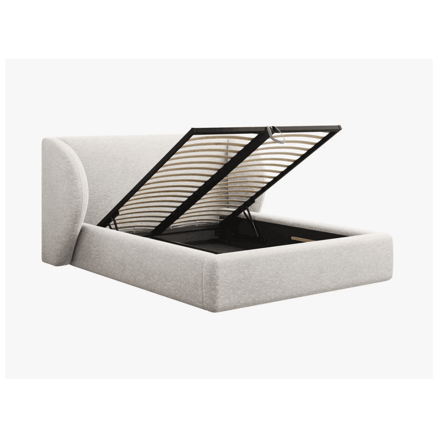 Miley chenille bed frame 200x200