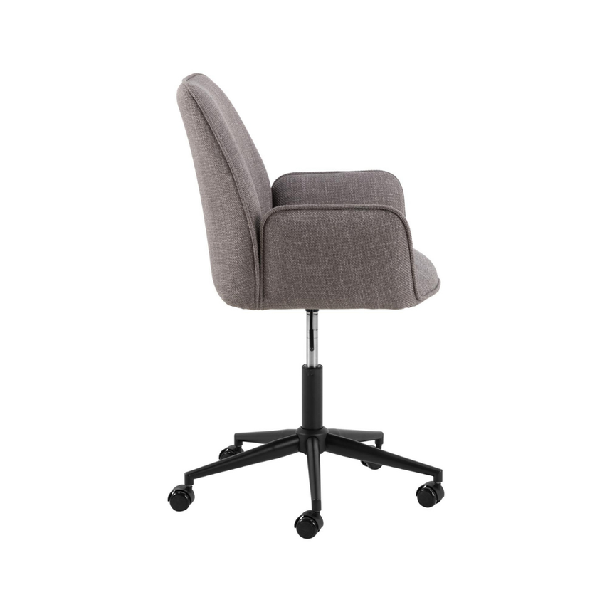Glenda fabric swivel chair