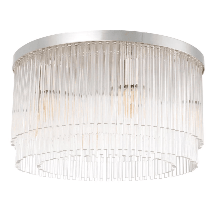 Hector glass ceiling lamp