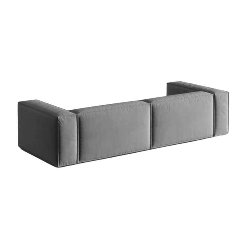 Ruby 2-seater velvet sofa