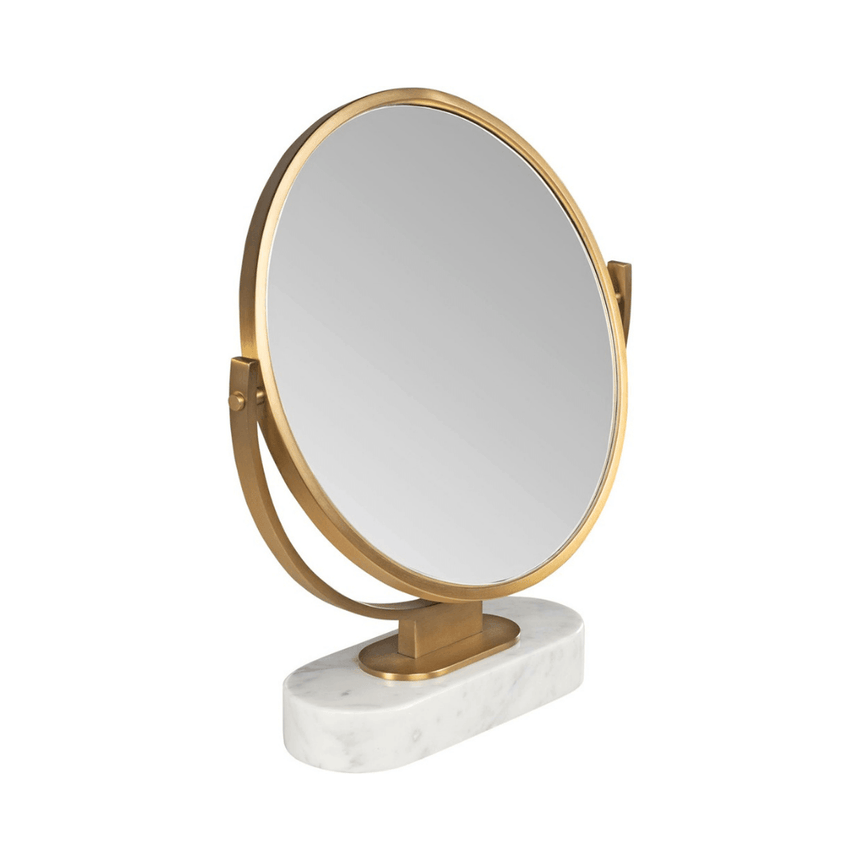 Leila marble table mirror