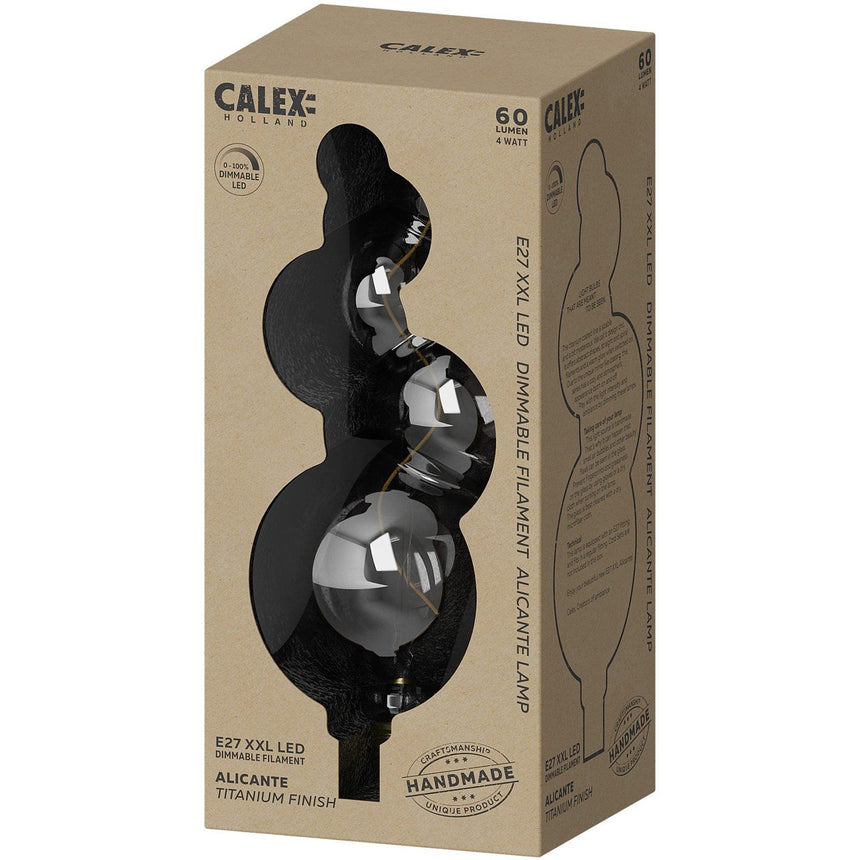 Alicante Titanium izzó, LED E27-1