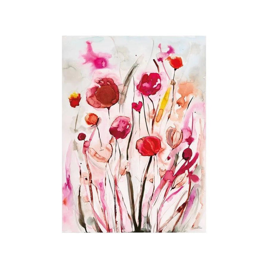 Spring Flowers design canvas print