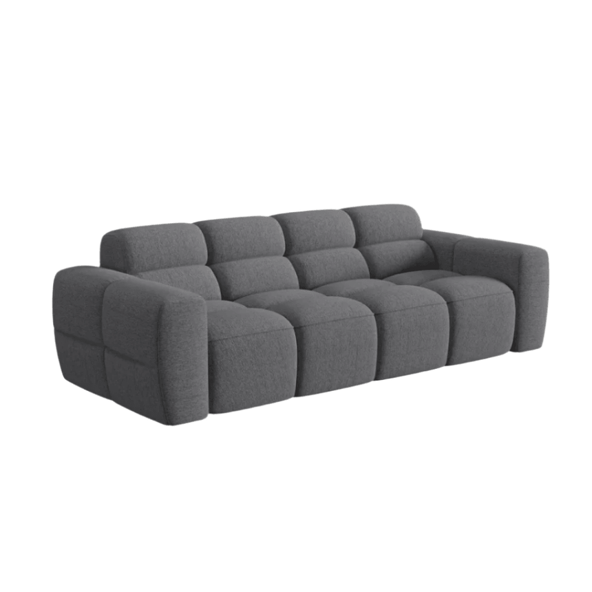Lisa 4-seater fabric sofa