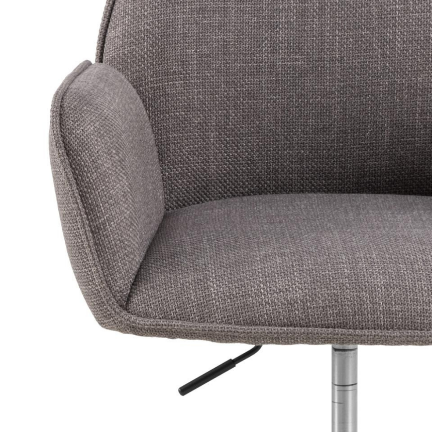 Glenda fabric swivel chair
