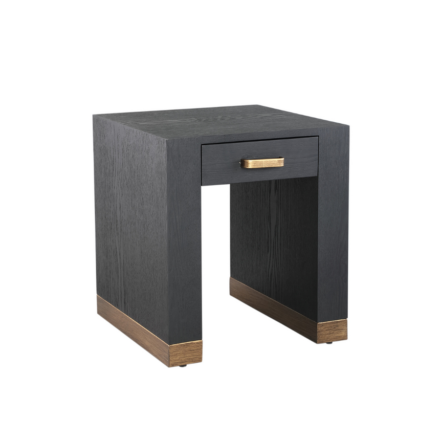 Noa wooden bedside table