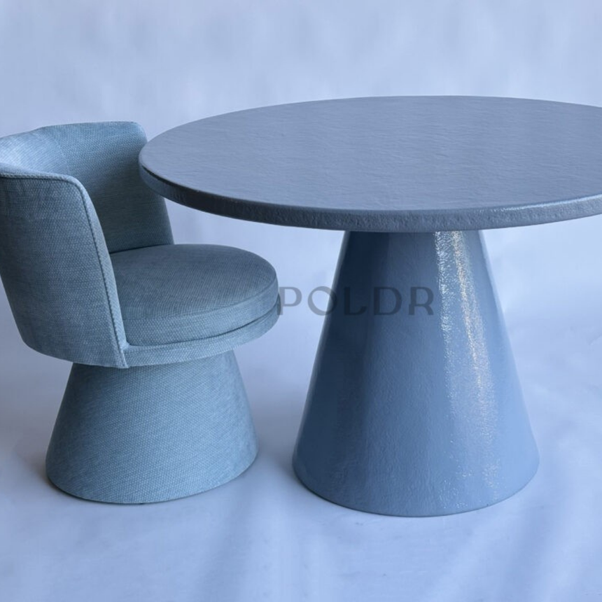 Nomad fa kerek étkezőasztal