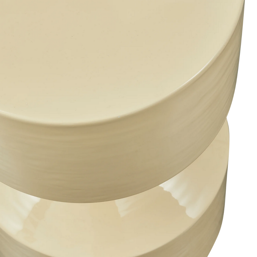 Hidde metal storage table