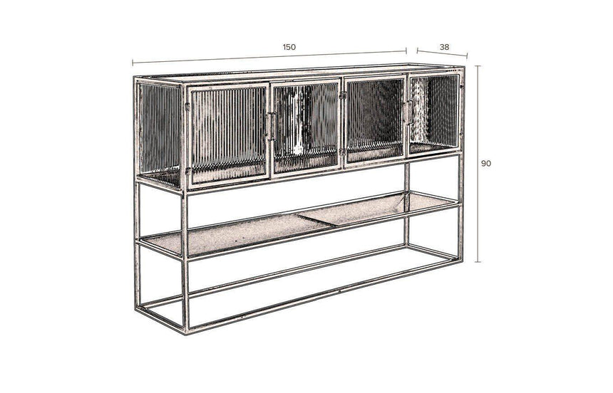 Boli magas fém komód-5