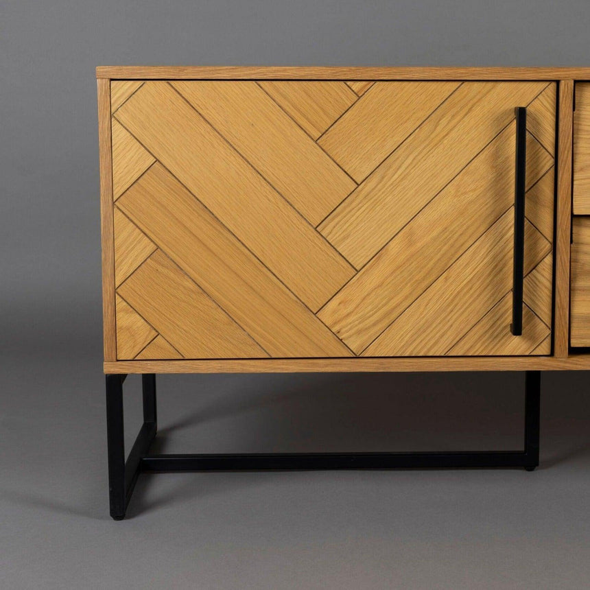 Class 2 ajtós alacsony fa komód-17