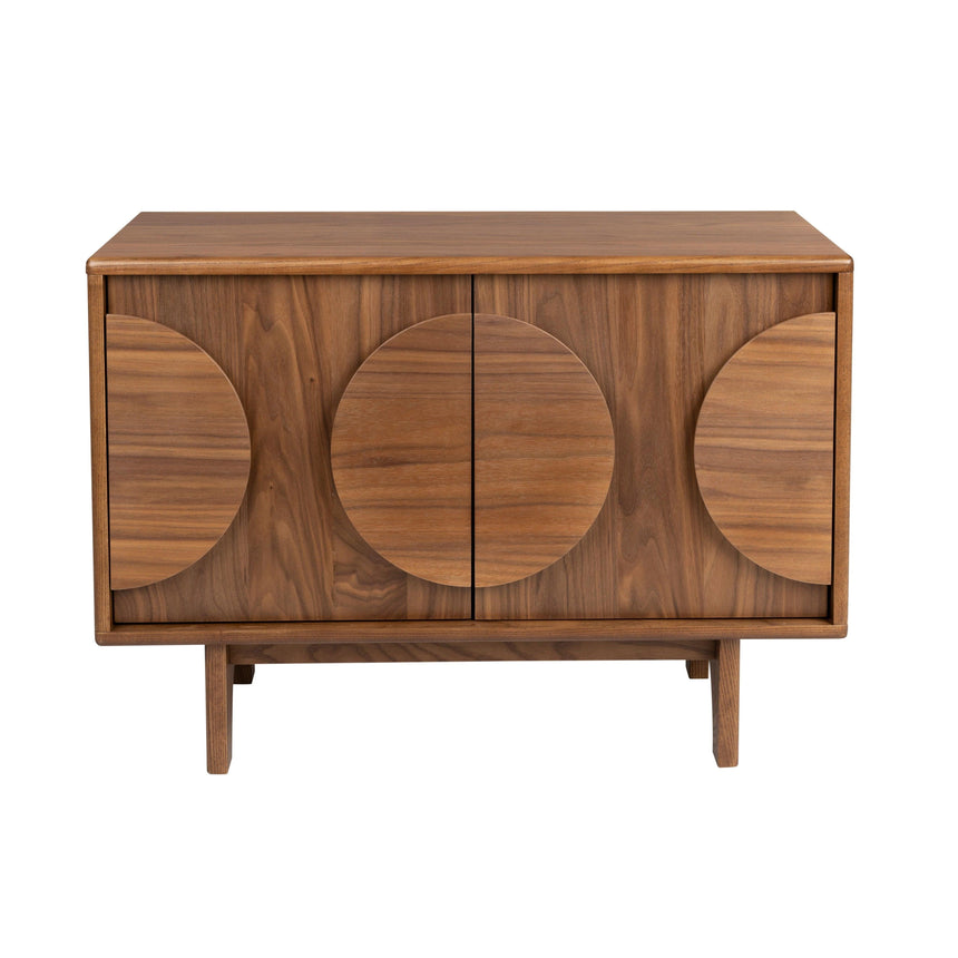 Groove 2-door wooden cabinet