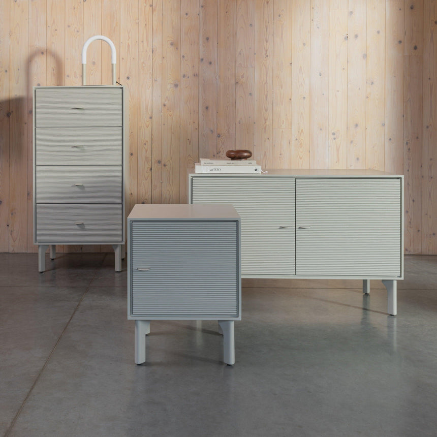 Morning 2-door wooden cabinet