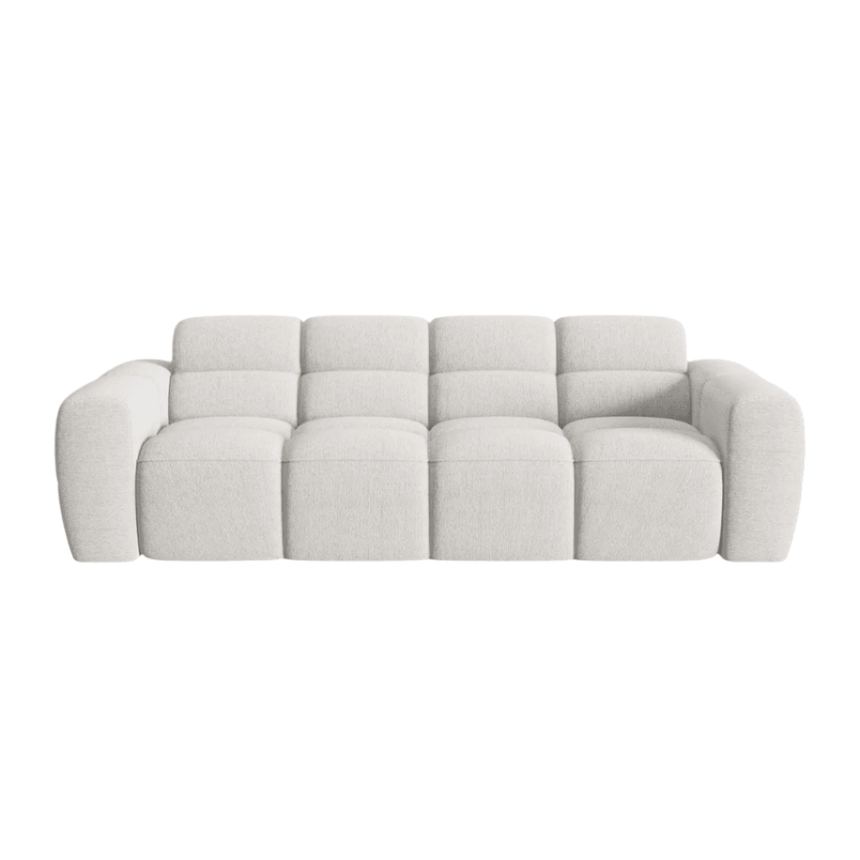 Lisa 4-seater fabric sofa