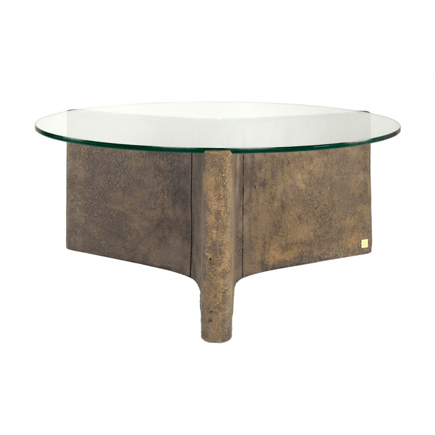 Yenn üveg dohányzóasztal