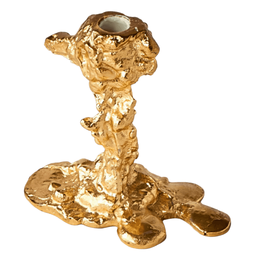 Drip fém gyertyatartó 14cm