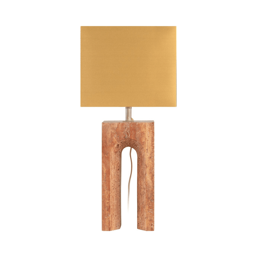 Reso One limestone table lamp