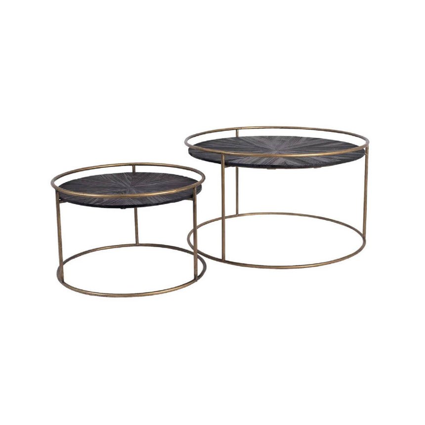 Noa wooden bedside table