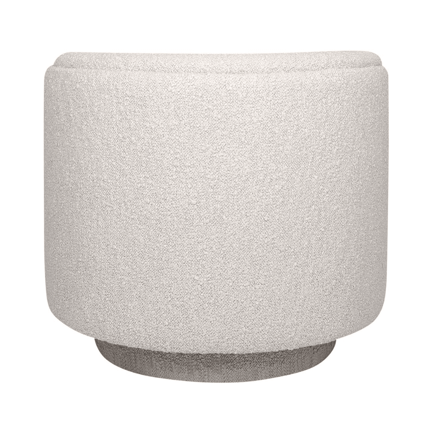 Savoy fabric swivel armchair