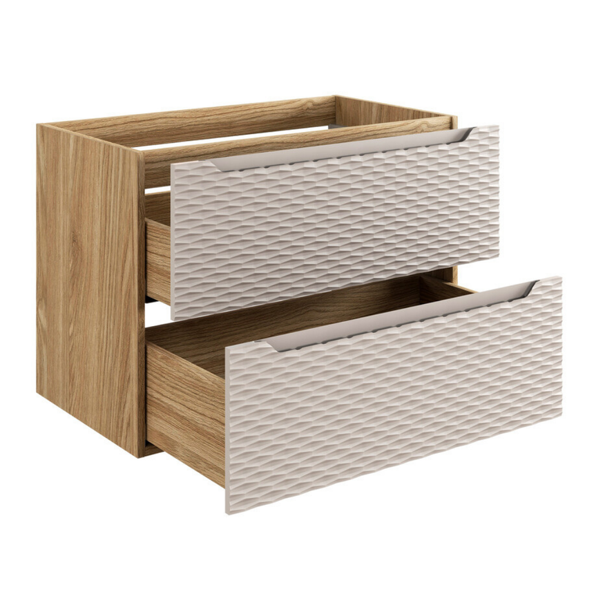 Baggy woven chenille pouf