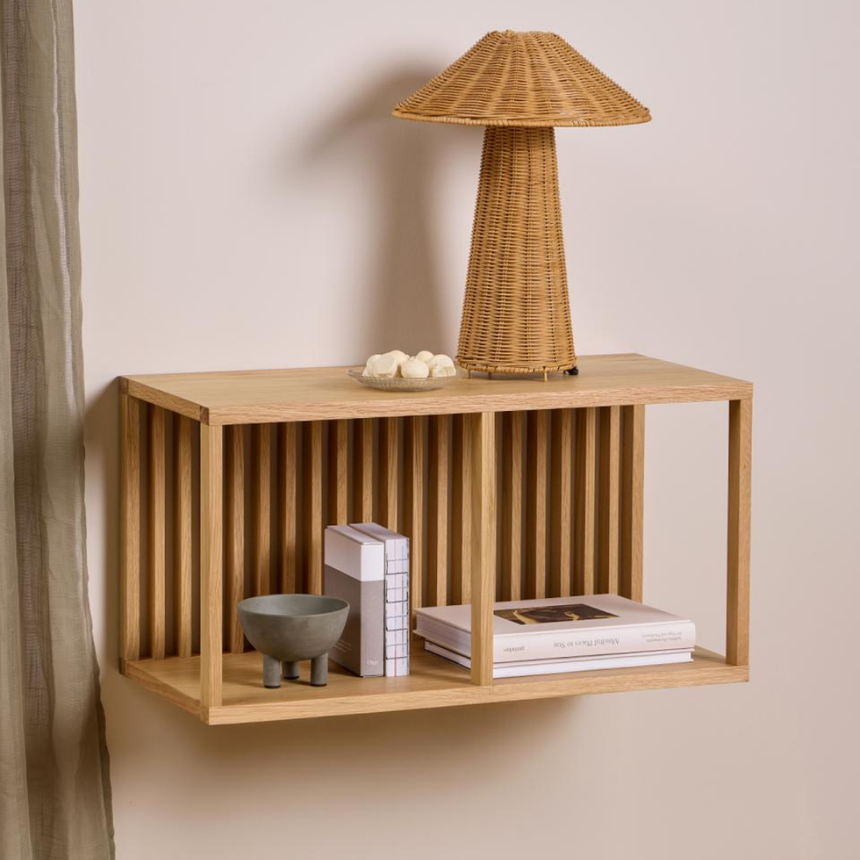 Seaford wooden wall shelf 75x91