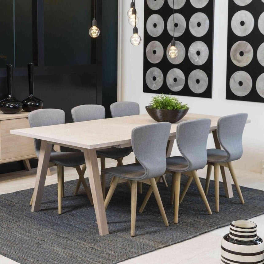 A-line bővíthető fa étkezőasztal 210x100-2