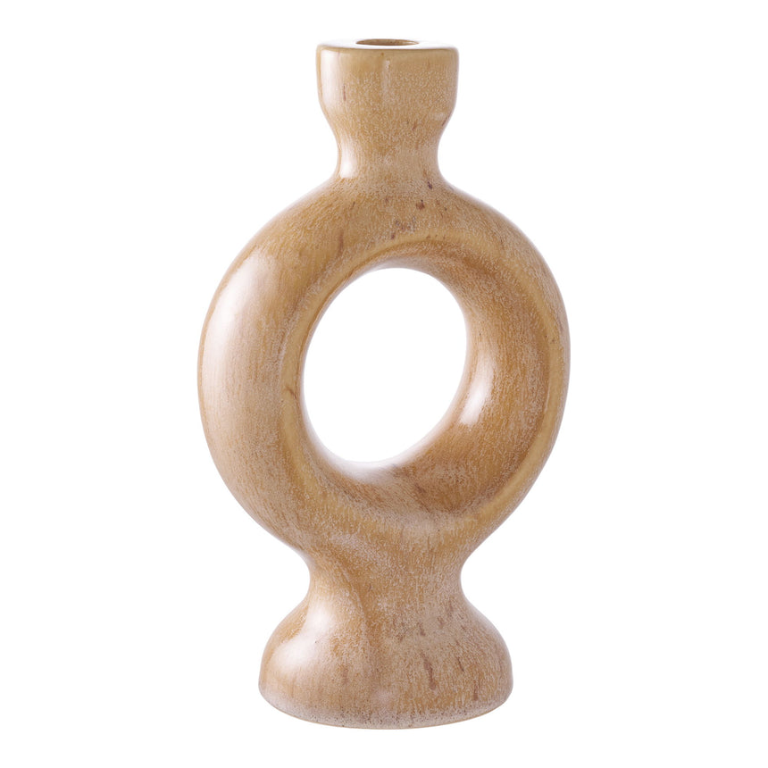 House Nordic ceramic candle holder small