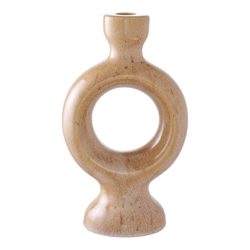 House Nordic ceramic candle holder small