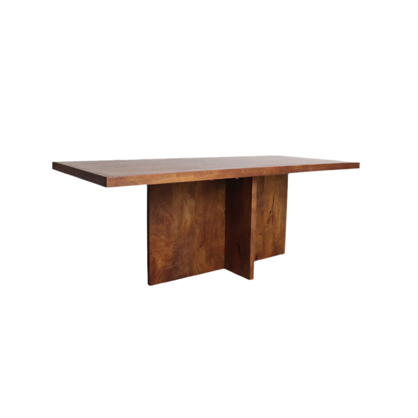 Bullnose Greek Wood Dining Table